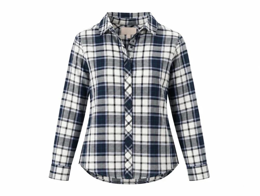 Banana Republic plaid button down-size small